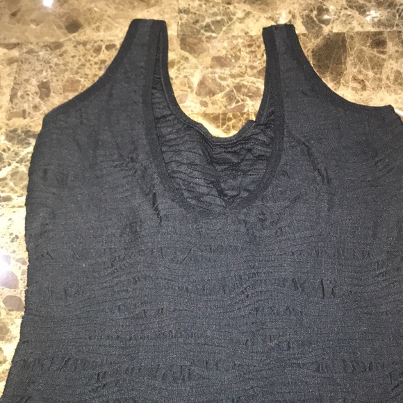 Stretch mini dress, with thick straps. - Picture 4 of 6